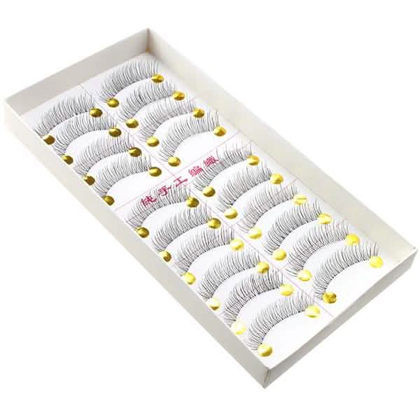 10-Pairs: Makeup Handmade Natural Fashion Long False Eyelashes Eye Lashes Beauty & Personal Care - DailySale