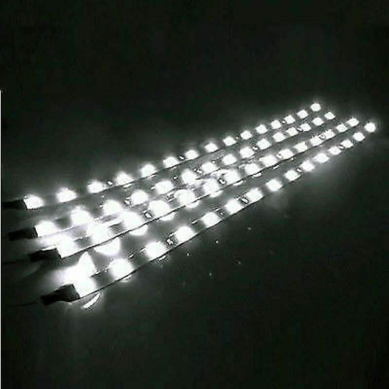 10-Piece: 12" 15SMD Waterproof 12V Flexible LED Strip Light For Car Automotive - DailySale