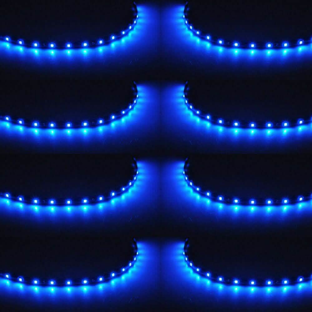 10-Piece: 12" 15SMD Waterproof 12V Flexible LED Strip Light For Car Automotive - DailySale