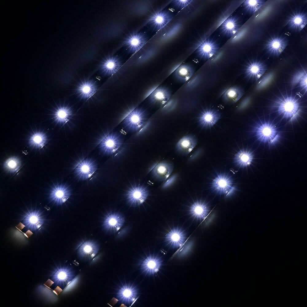 10-Piece: 12" 15SMD Waterproof 12V Flexible LED Strip Light For Car Automotive - DailySale