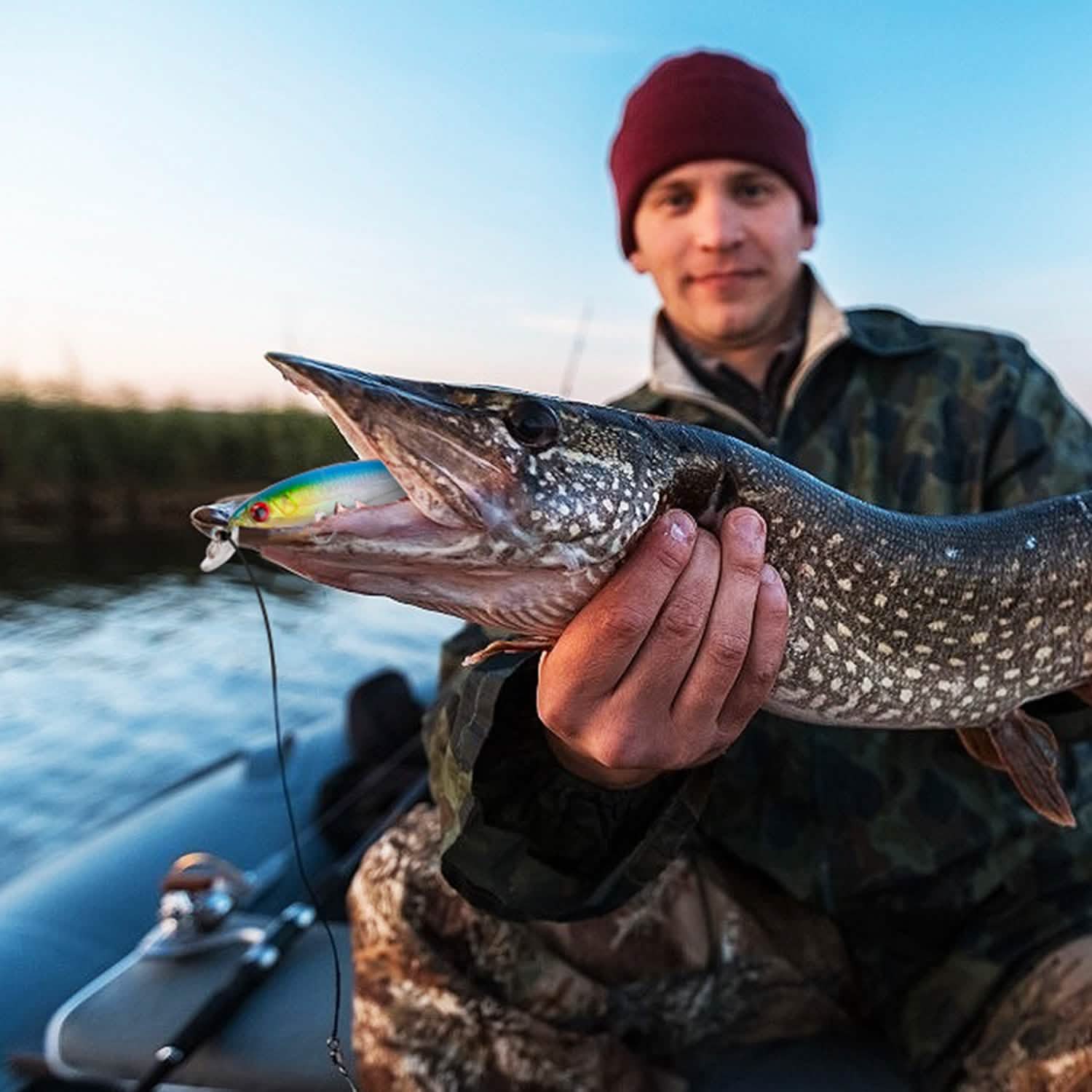 10-Piece: Fishing Lures Kit Sports & Outdoors - DailySale