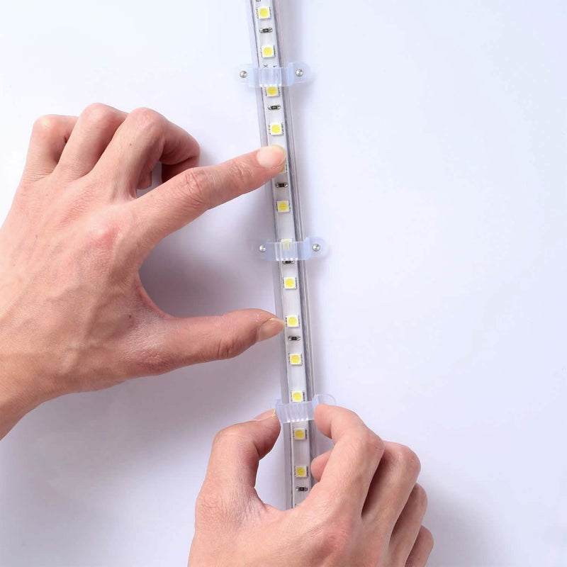 10-Piece: LED Strip Light Clips Everything Else - DailySale