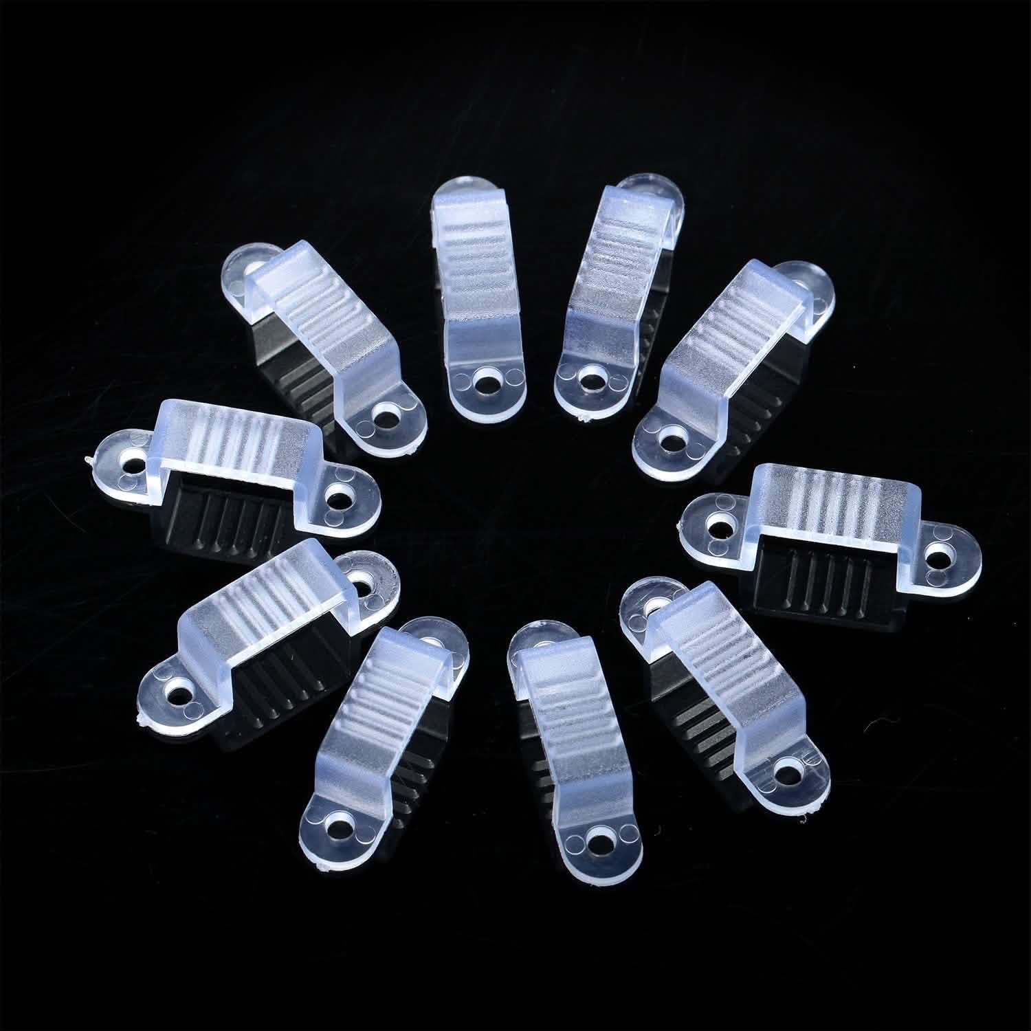10-Piece: LED Strip Light Clips Everything Else - DailySale