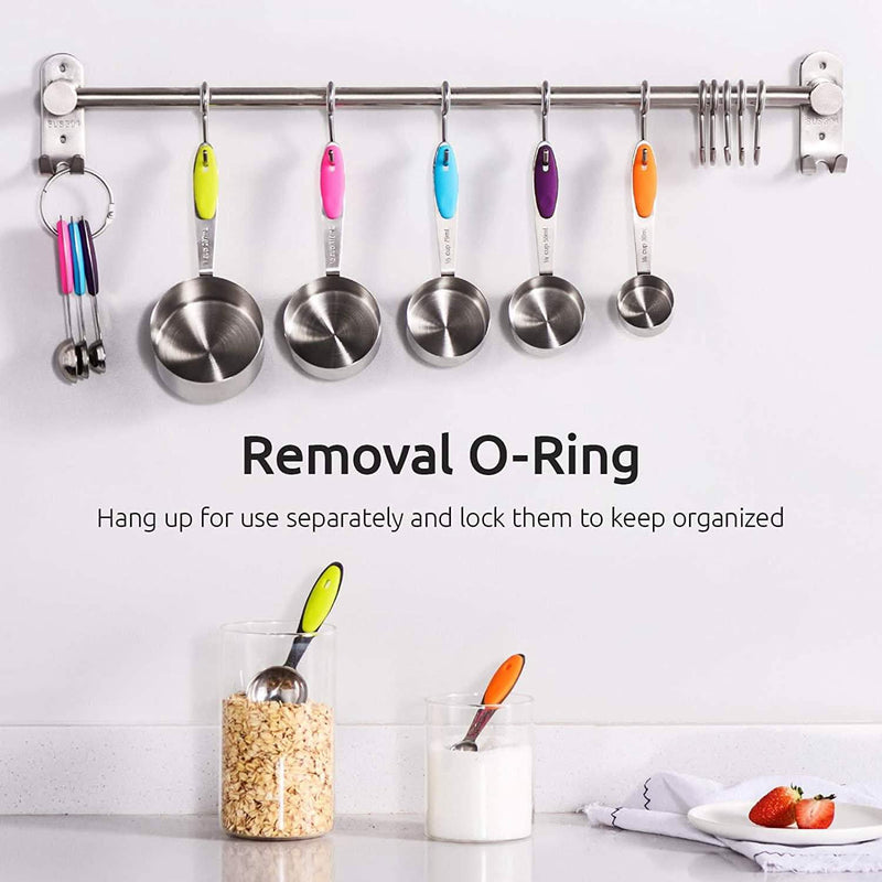 10-Piece: Measuring Cups and Spoons Set Kitchen & Dining - DailySale