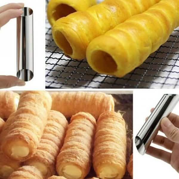 10-Piece: Non-Stick Buttercream Corner Danish Pastry Molds Kitchen Tools & Gadgets - DailySale