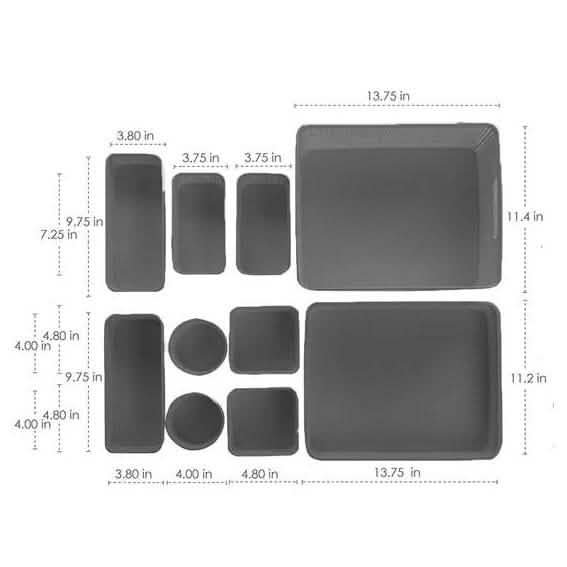 10-Piece: Plastic Woven Storage Basket Set-Nested Home Essentials - DailySale