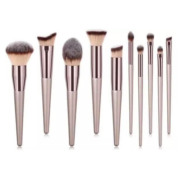 10-Piece Set: Professional Premium Glow Makeup Brush Beauty & Personal Care - DailySale