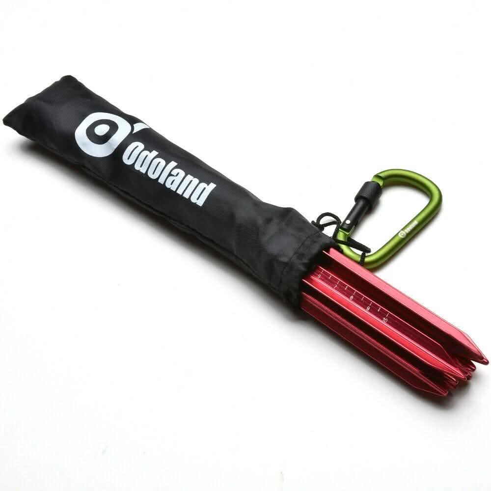 10-Pieces: Camping Superior Aluminum Tent Stake Carabiner Set Sports & Outdoors - DailySale