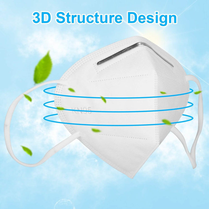 10-Pieces: Disposable KN95 Mask FFP Face Masks & PPE - DailySale