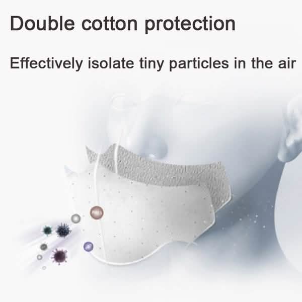 10-Pieces: Double Breathing Valve PM 2.5 Mask Respirator Face Masks & PPE - DailySale