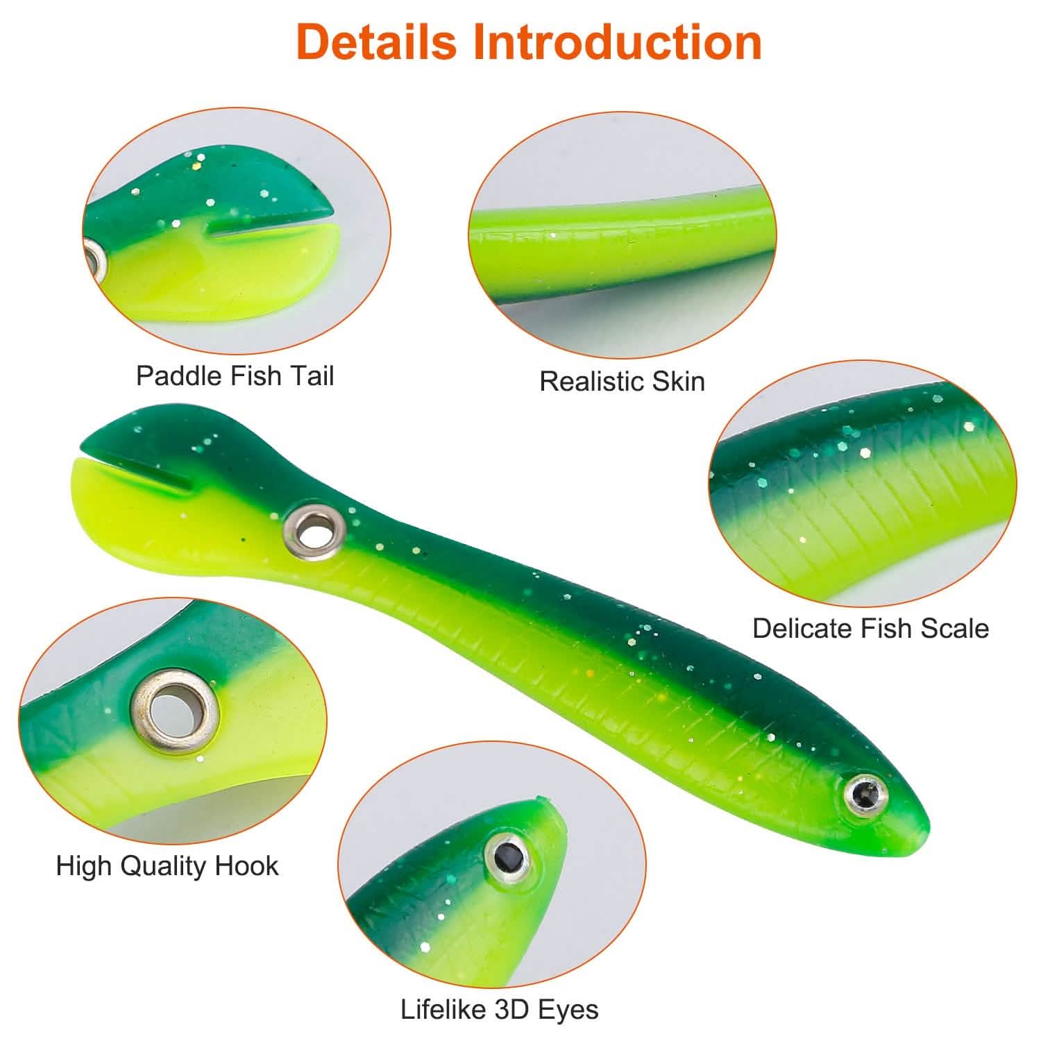 10-Pieces: Realistic Bass Loach Swimming Lure Sports & Outdoors - DailySale