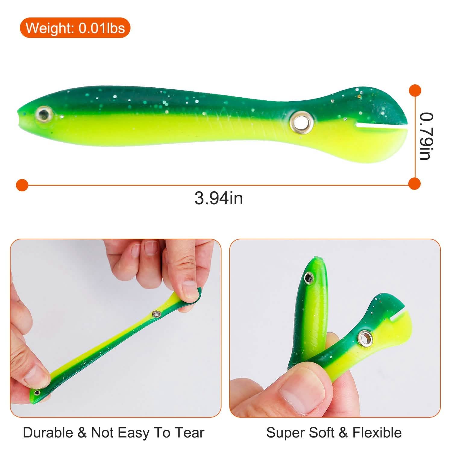 10-Pieces: Realistic Bass Loach Swimming Lure Sports & Outdoors - DailySale