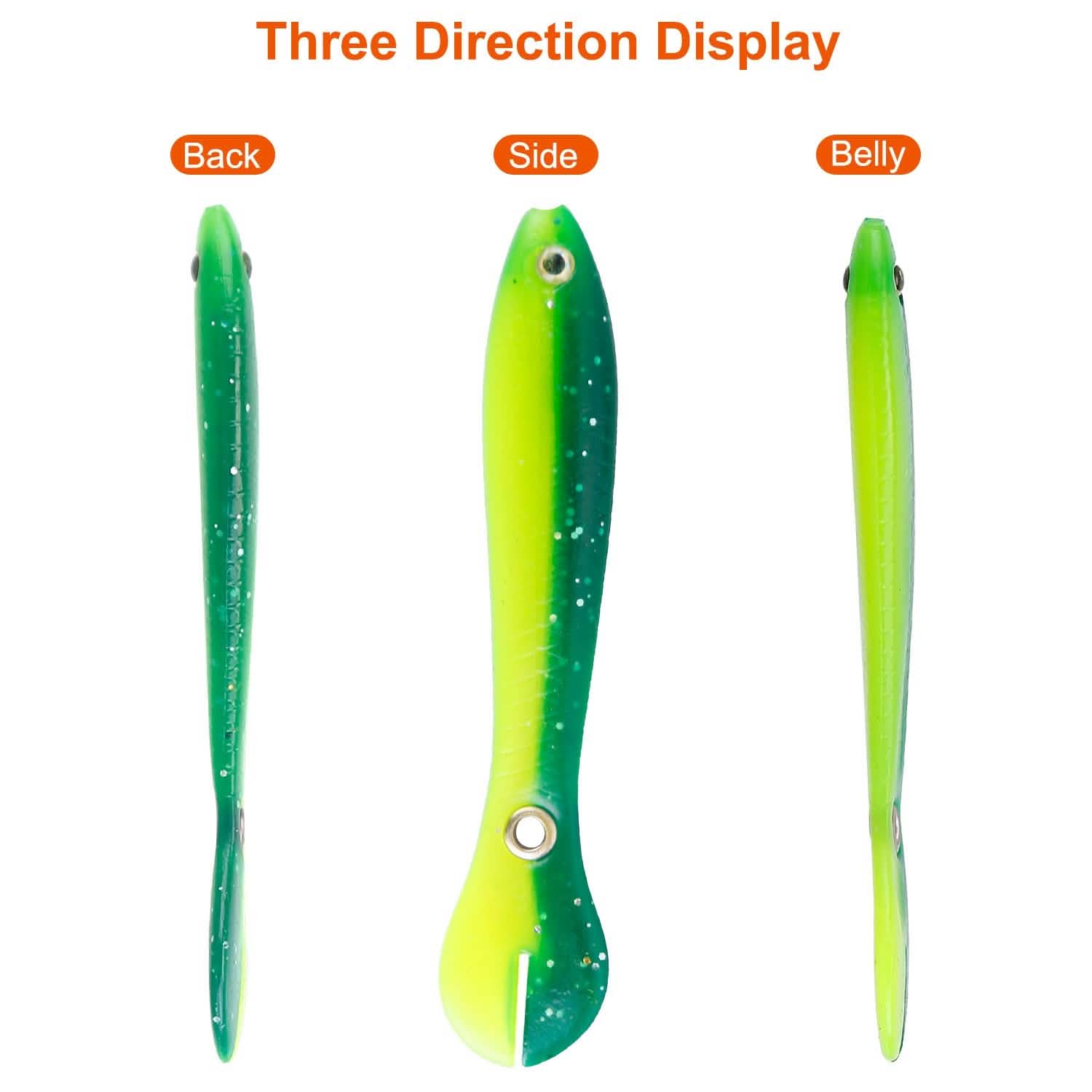 10-Pieces: Realistic Bass Loach Swimming Lure Sports & Outdoors - DailySale