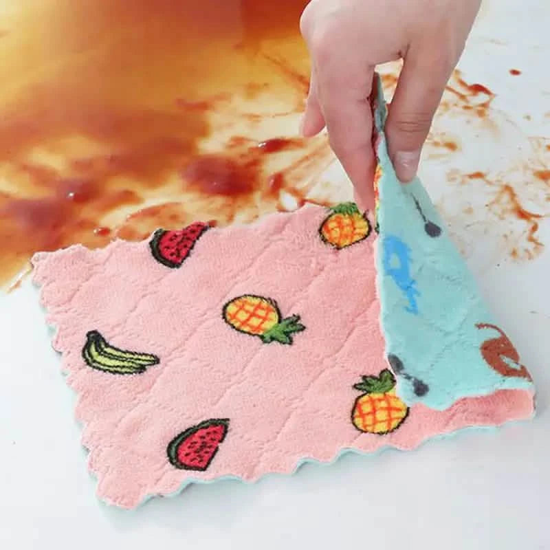 10-Pieces: Reusable Dish Cellulose Sponge Cloths Kitchen Tools & Gadgets - DailySale