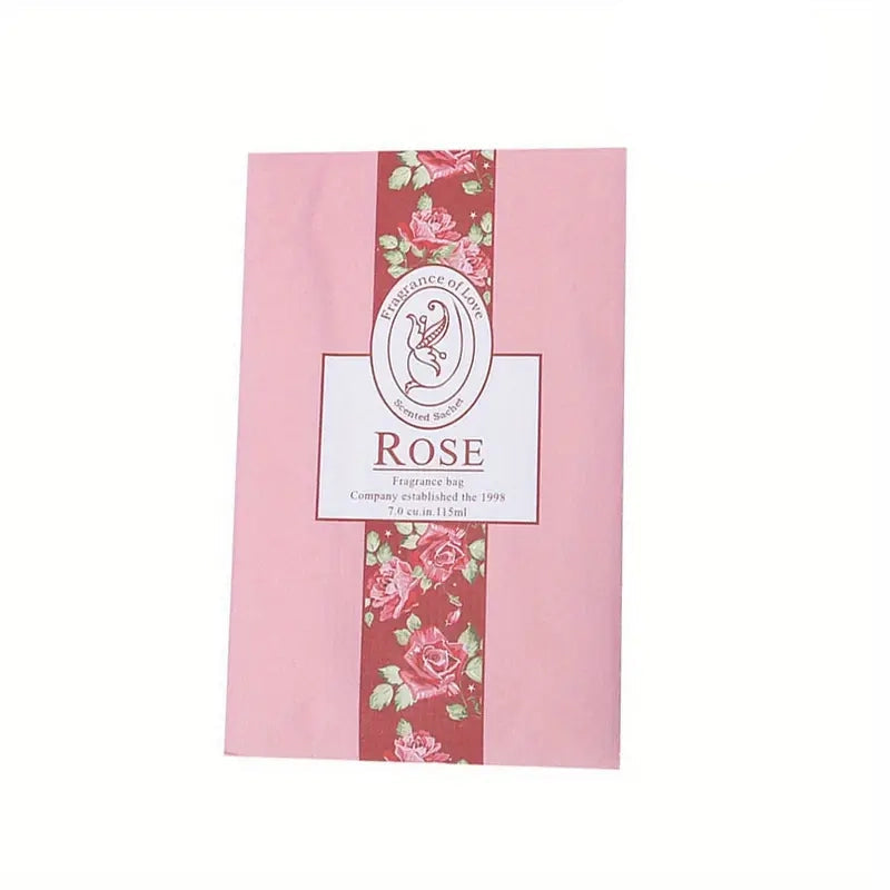 10-Pieces: Scented Sachets For Drawers and Closet Air Freshener Sachets with Home Hanger Everything Else Rose - DailySale