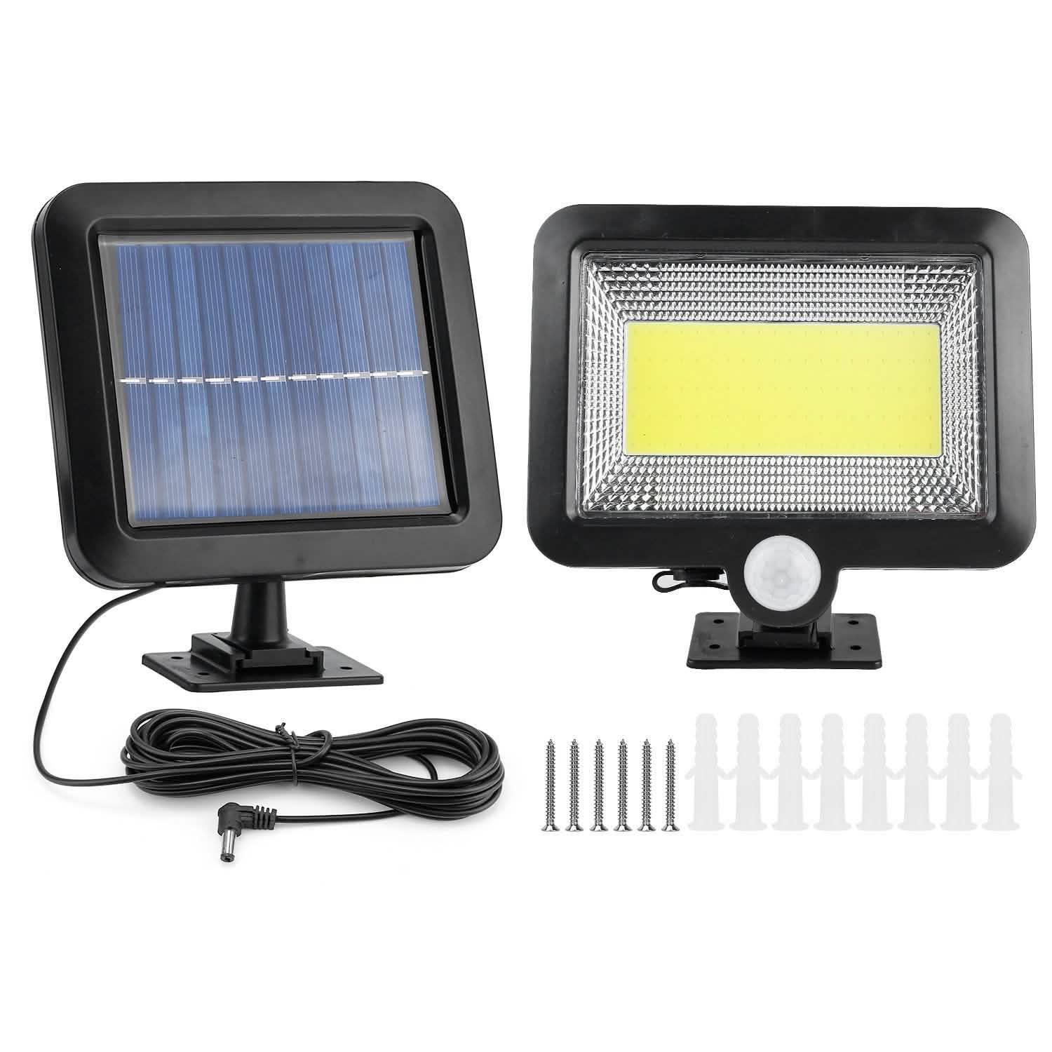 100 LED Solar Powered Wall Lights Outdoor Lighting & Decor - DailySale