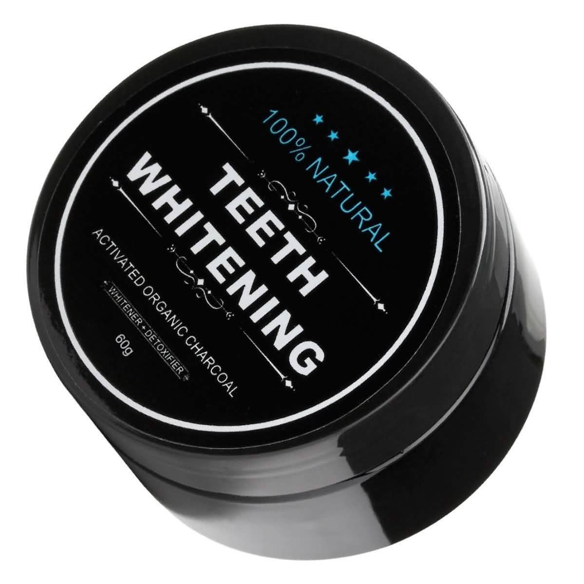 100% Natural Charcoal Teeth Whitening Powder Beauty & Personal Care 1 Pack - DailySale