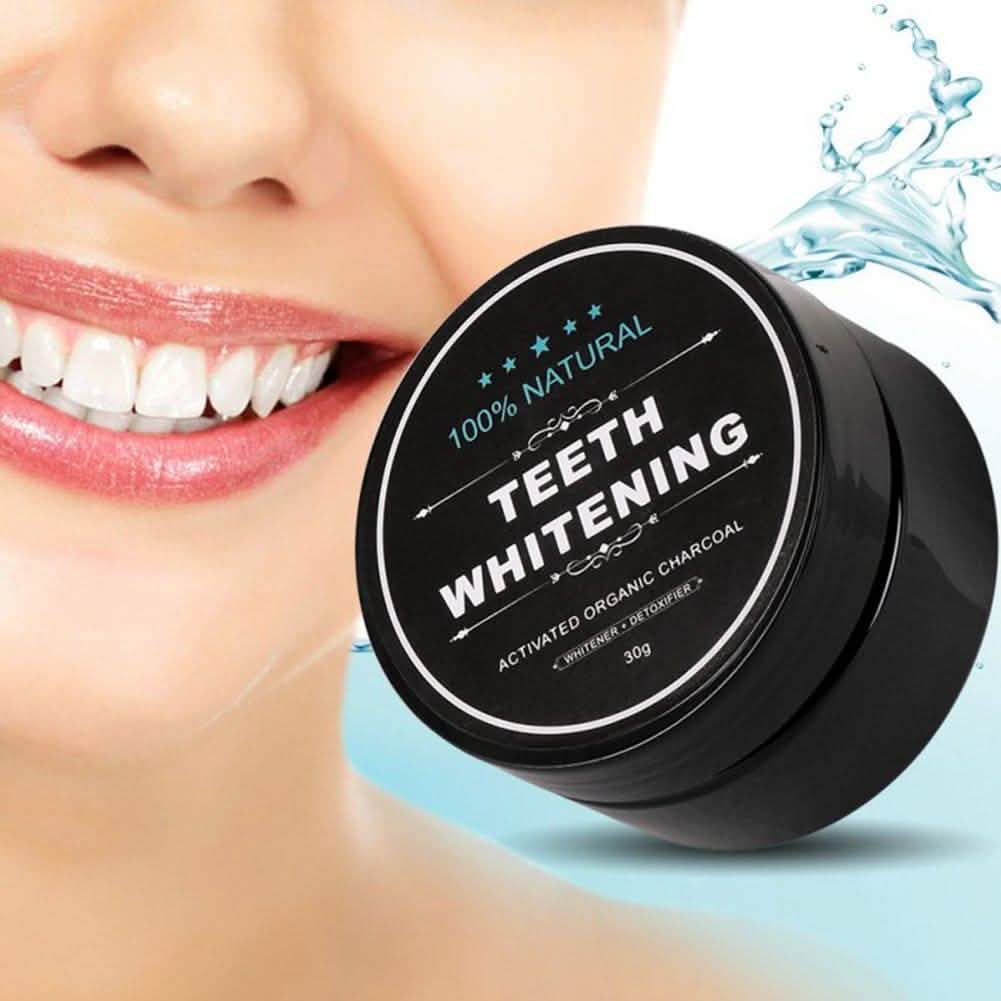 100% Natural Charcoal Teeth Whitening Powder Beauty & Personal Care - DailySale
