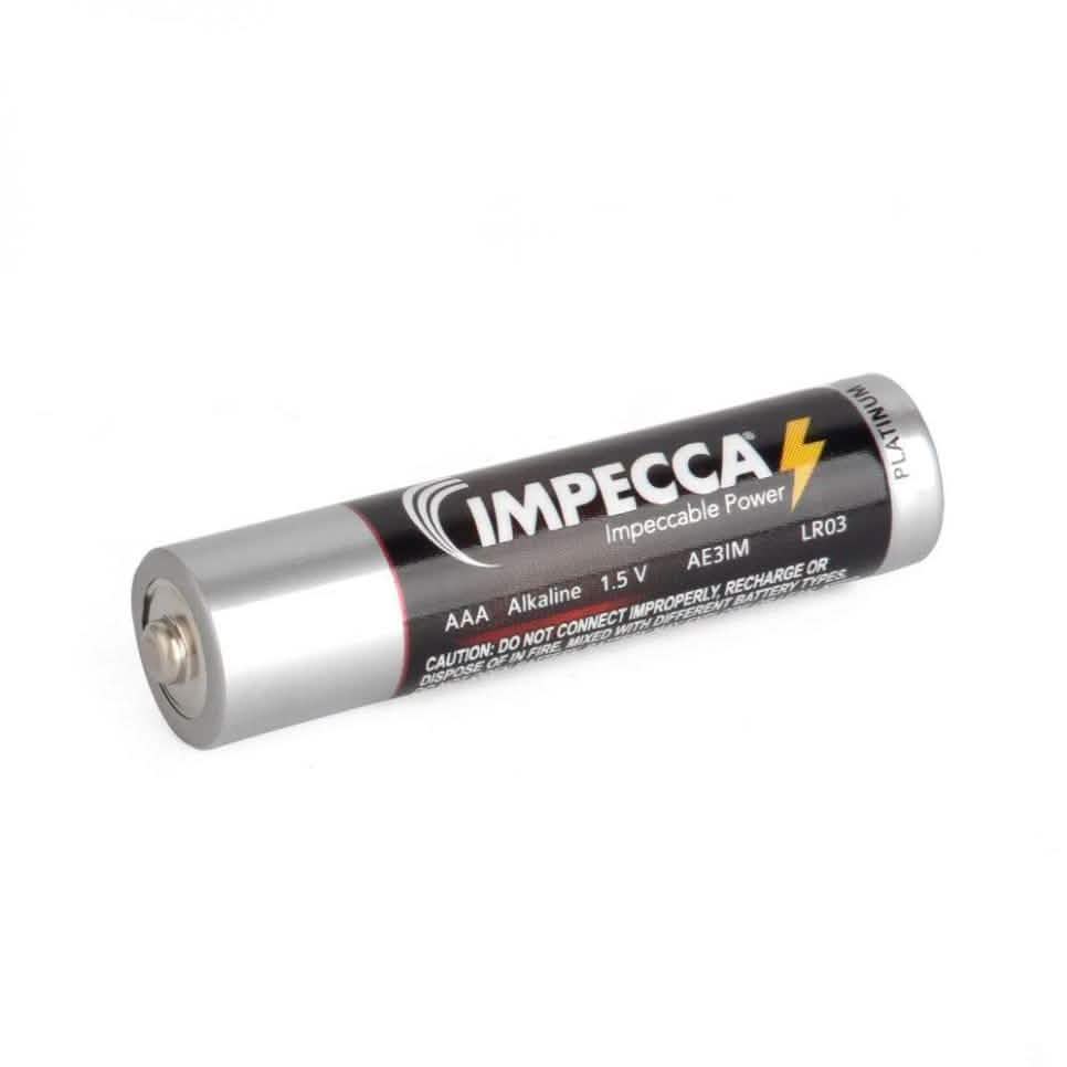 100-Pack: Impecca Alkaline Platinum Batteries Gadgets & Accessories AAA - DailySale