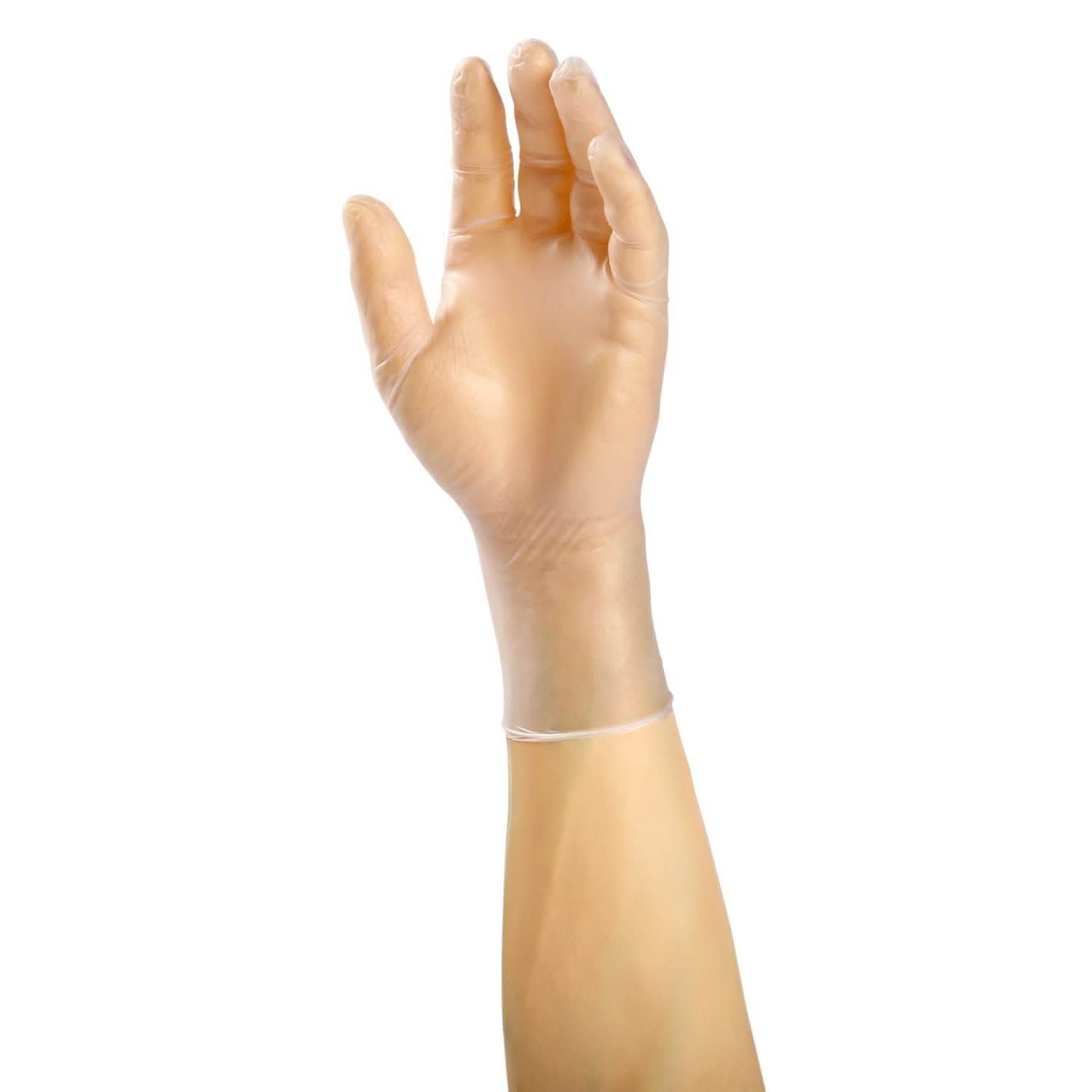 100-Pack: Sensi-Flex Vinyl Gloves Face Masks & PPE - DailySale