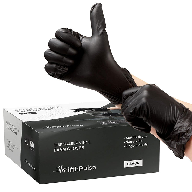 100-Pack: Vinyl Disposable Gloves