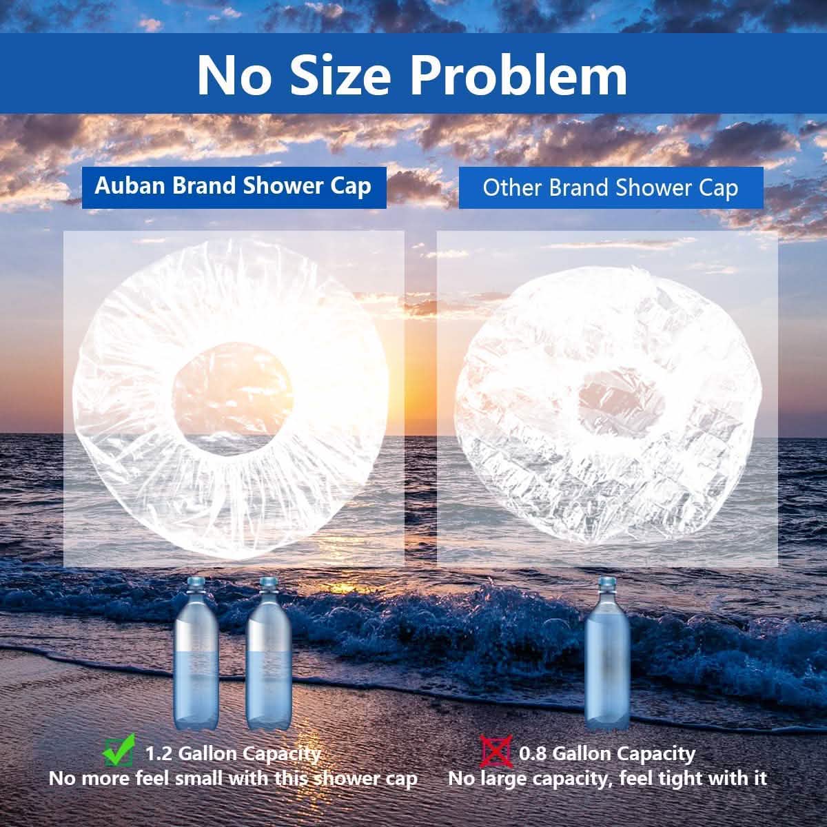 100-Piece: Disposable Shower Cap Beauty & Personal Care - DailySale