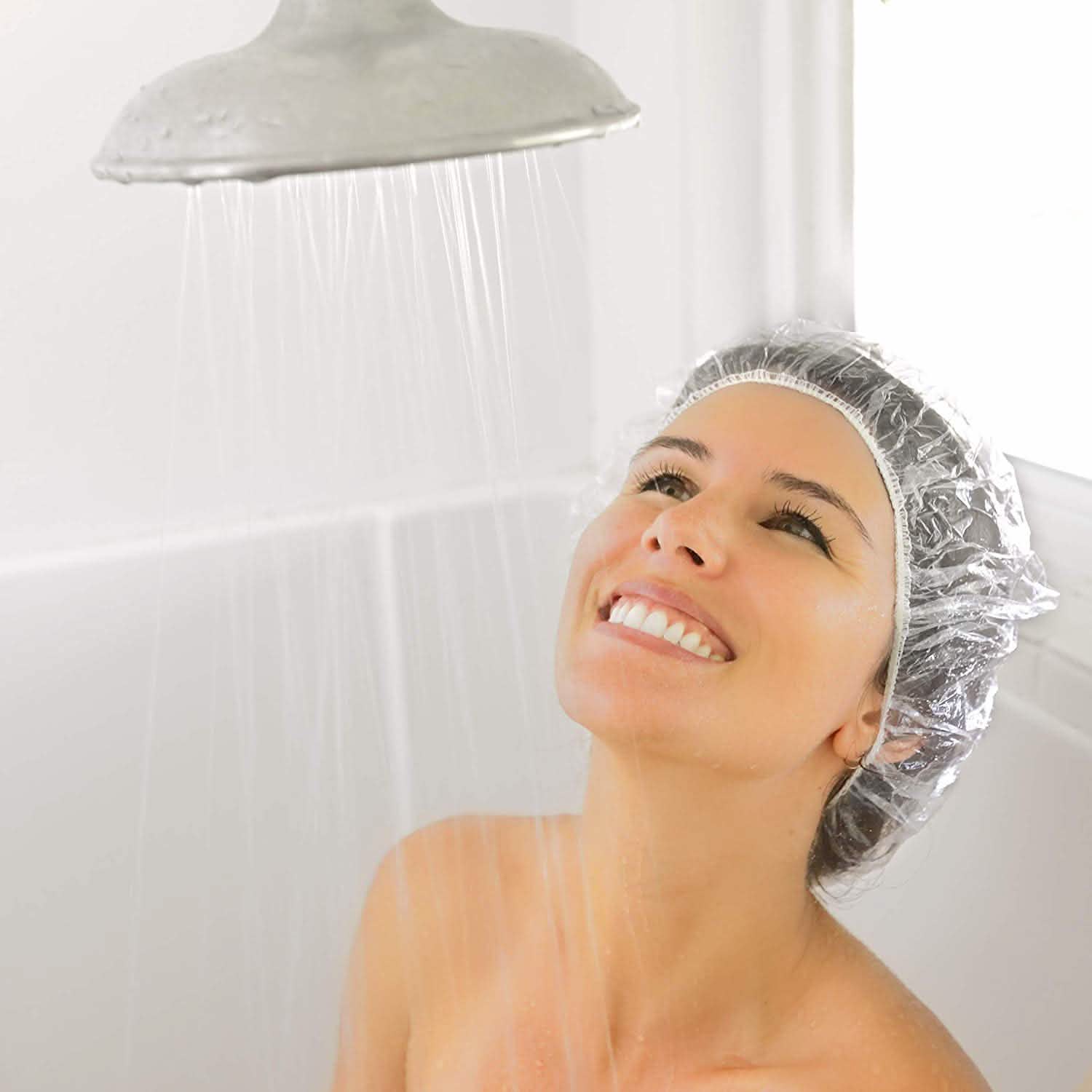 100-Piece: Disposable Shower Cap Beauty & Personal Care - DailySale
