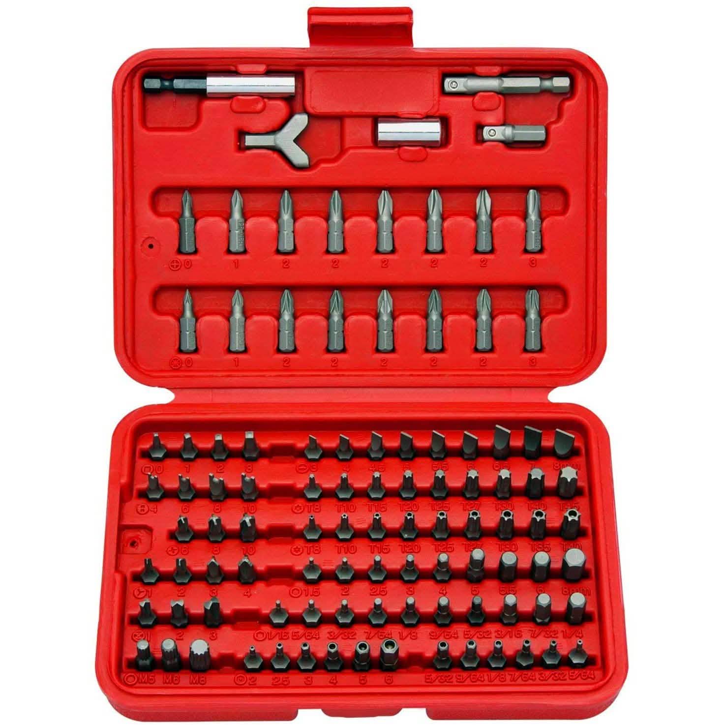 100-Piece: Neiko 10048A Premium Security Bit Set Home Improvement - DailySale