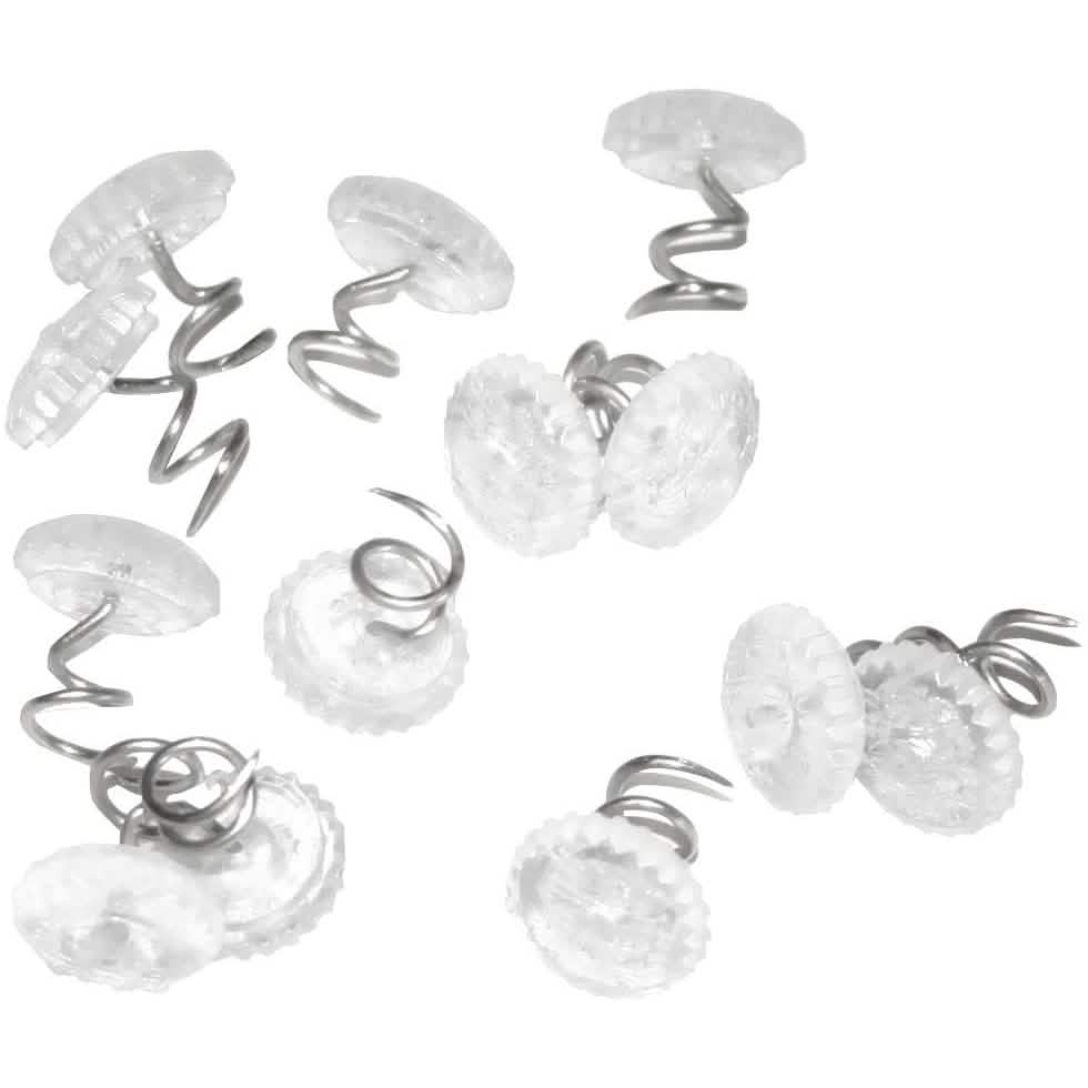 100-Piece: Transparent Head Twist Needle Everything Else - DailySale
