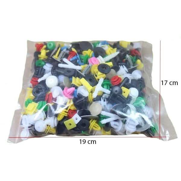 100-Piece: Universal Plastic Car Clips Automotive - DailySale