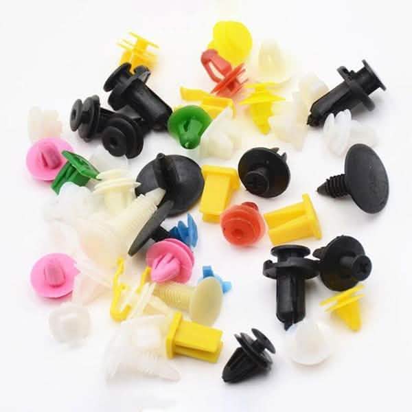 100-Piece: Universal Plastic Car Clips Automotive - DailySale