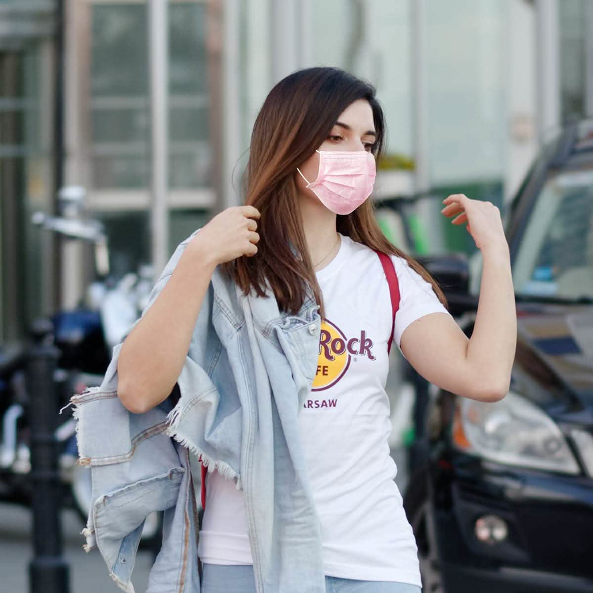 100-Pieces: Disposable 3 Ply Earloop Face Masks Face Masks & PPE - DailySale