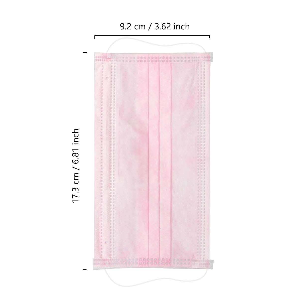 100-Pieces: Disposable 3 Ply Earloop Face Masks Face Masks & PPE - DailySale
