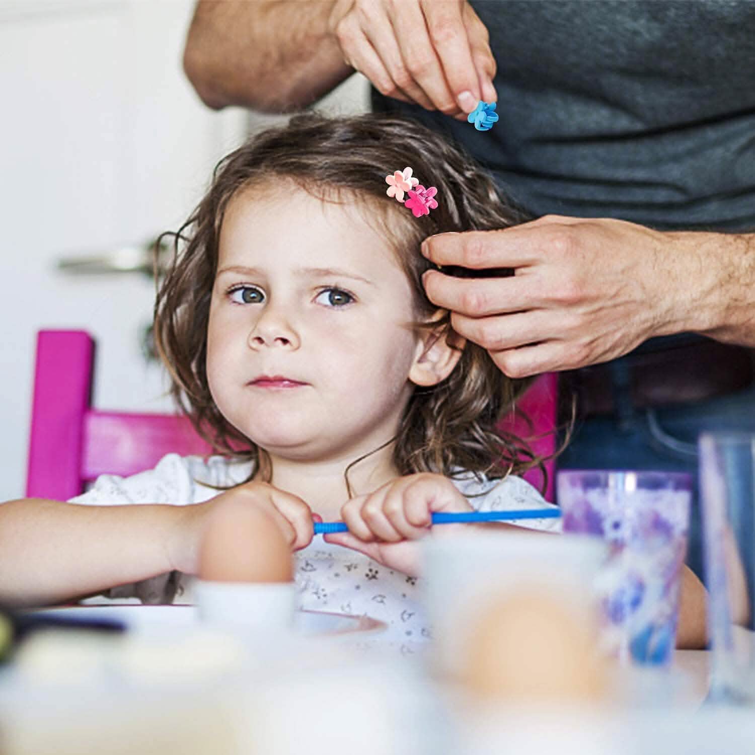 100-Pieces: Non-Slip Colorful Mini Hair Claw Clips Clamps Accessories Beauty & Personal Care - DailySale