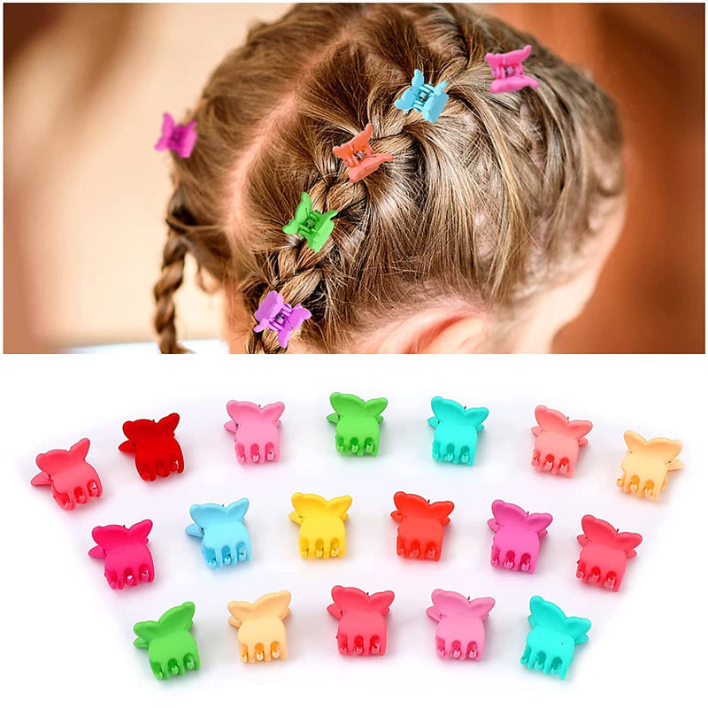 100-Pieces: Non-Slip Colorful Mini Hair Claw Clips Clamps Accessories Beauty & Personal Care Wing - DailySale
