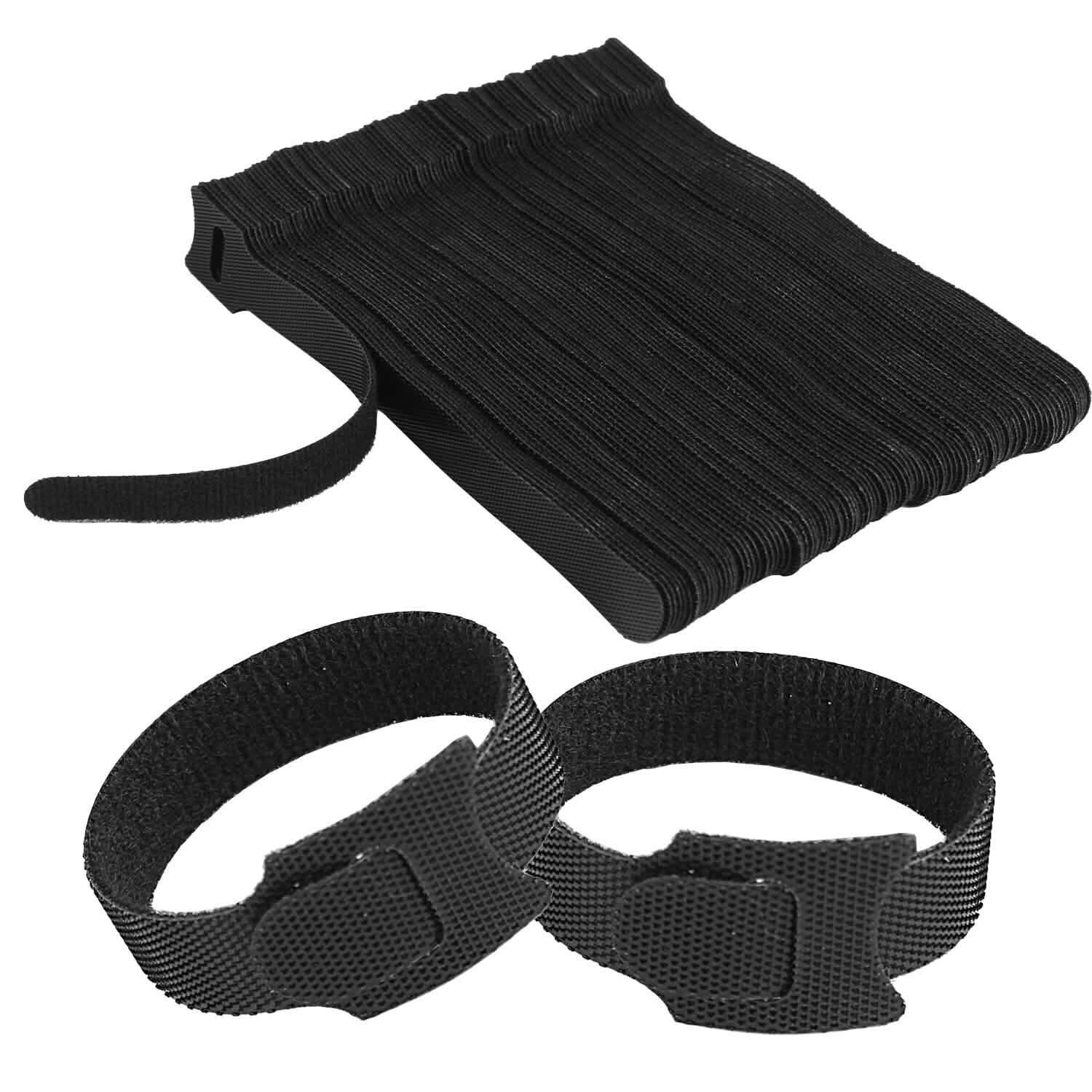 100-Pieces: Reusable Cable Ties 6" Wire Management Holder Everything Else - DailySale