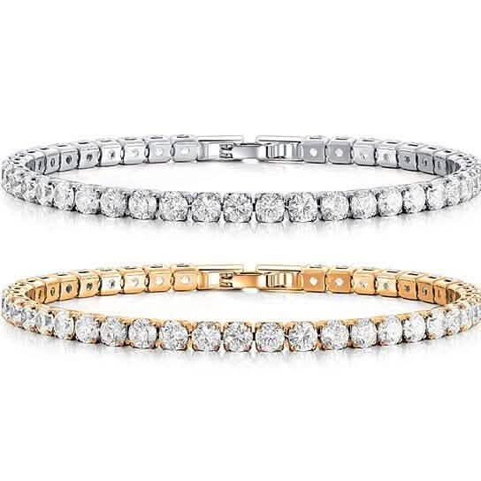 10.00 CTTW Round Cut Tennis Bracelet Bracelets - DailySale