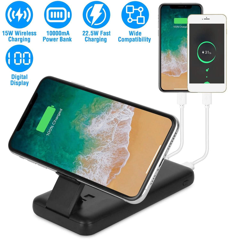 1000 mAh Wireless Foldable Power Bank Mobile Accessories - DailySale
