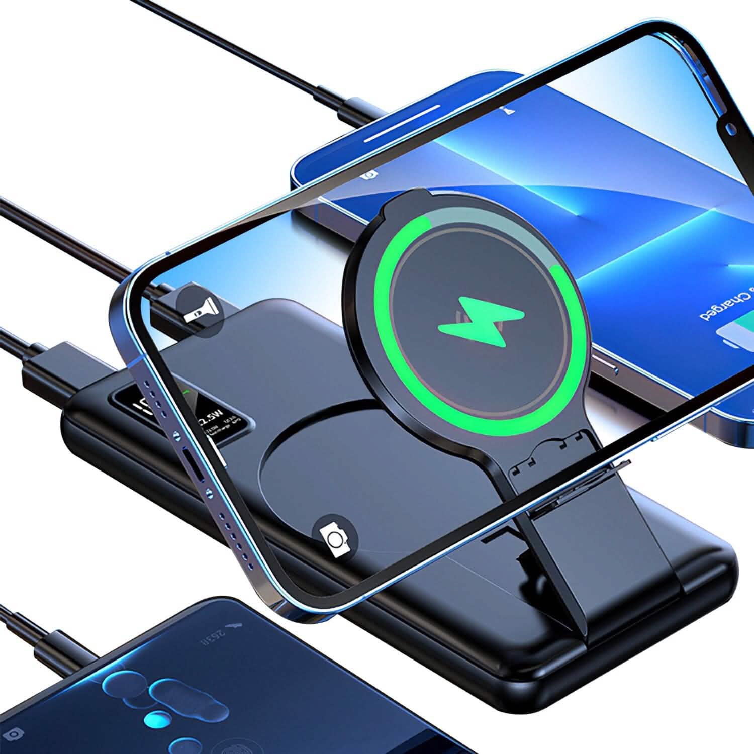1000 mAh Wireless Foldable Power Bank Mobile Accessories - DailySale
