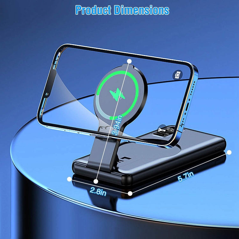 1000 mAh Wireless Foldable Power Bank Mobile Accessories - DailySale