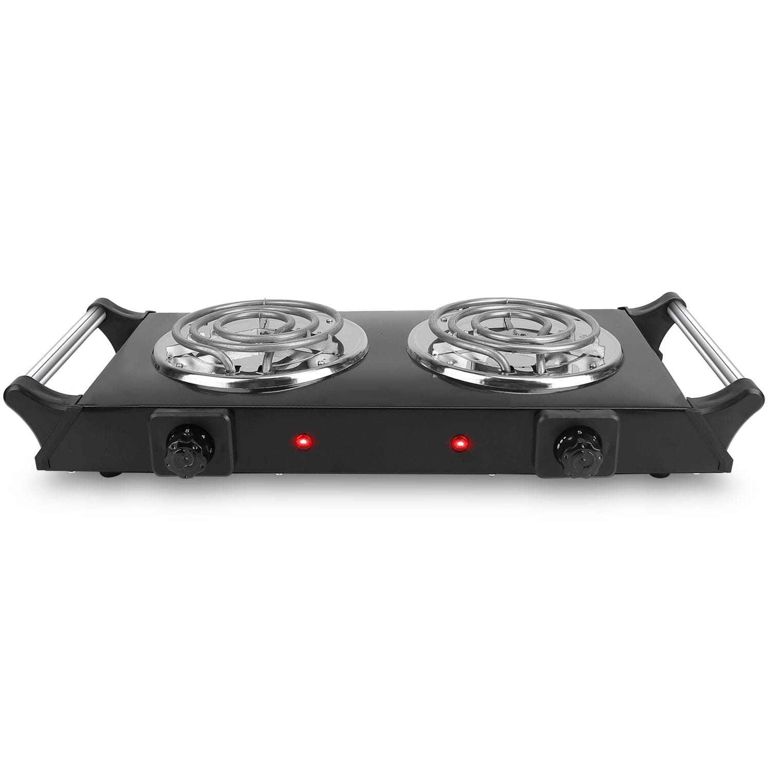 Countertop Coil Hotplate Electric Stove Cooktop Double Flat