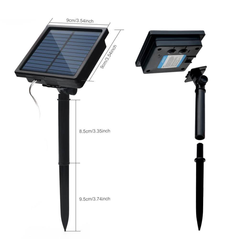 100LED Solar Power Fairy String Rope Light - Warm White Garden & Patio - DailySale