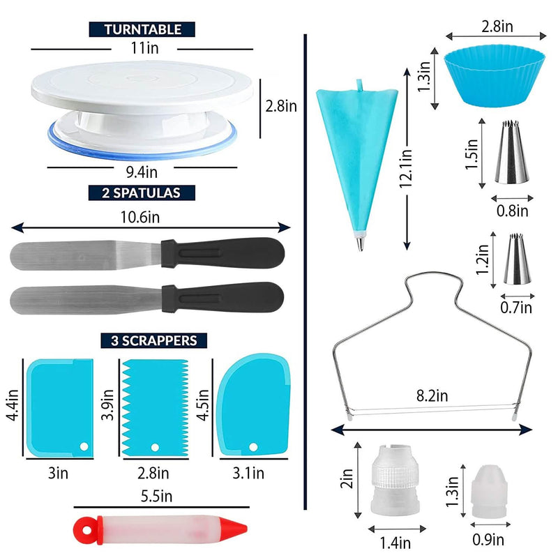 108-Piece: Cake Decorating Supplies Kit Kitchen Tools & Gadgets - DailySale