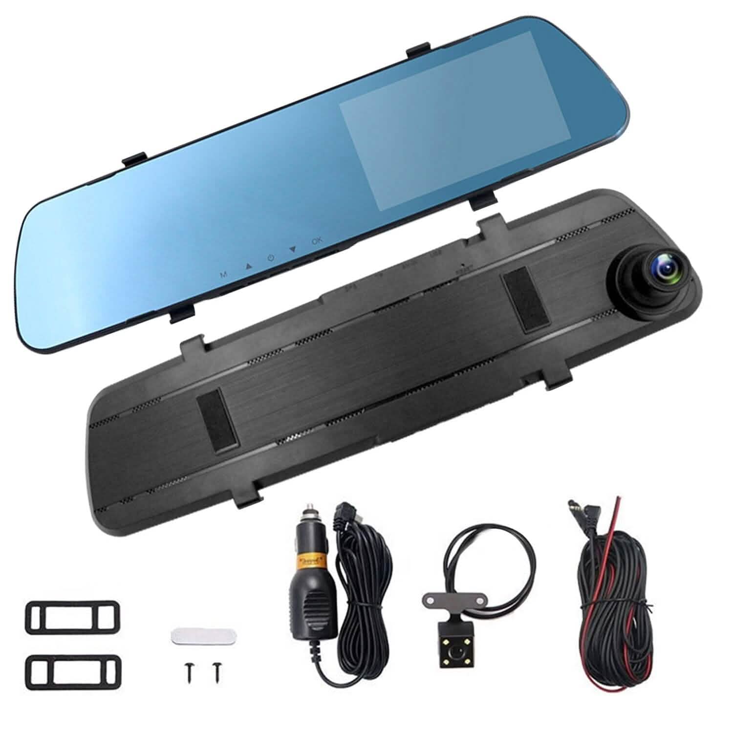 1080P Car DVR 4.3inches Dash Cam with 140° Angle Loop Recording Automotive - DailySale