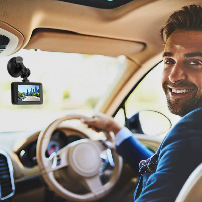 1080P Dual Dash Cam 3" Screen with Front and Rear Camera G-Sensor Motion Night Vision Loop Recording Automotive - DailySale