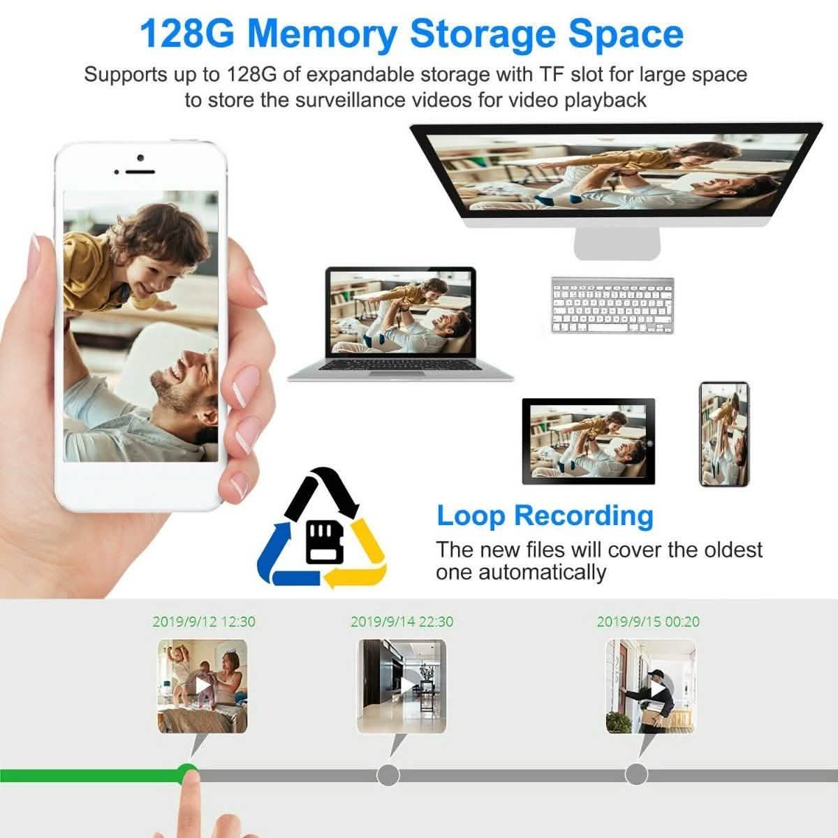 1080P FHD WiFi IP Camera Two-Way Gadgets & Accessories - DailySale