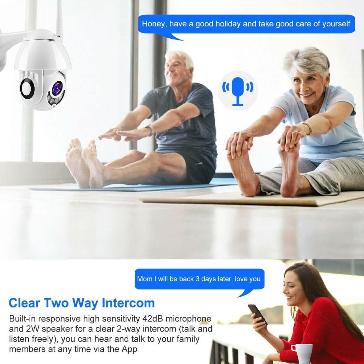 1080P FHD WiFi IP Camera Two-Way Gadgets & Accessories - DailySale