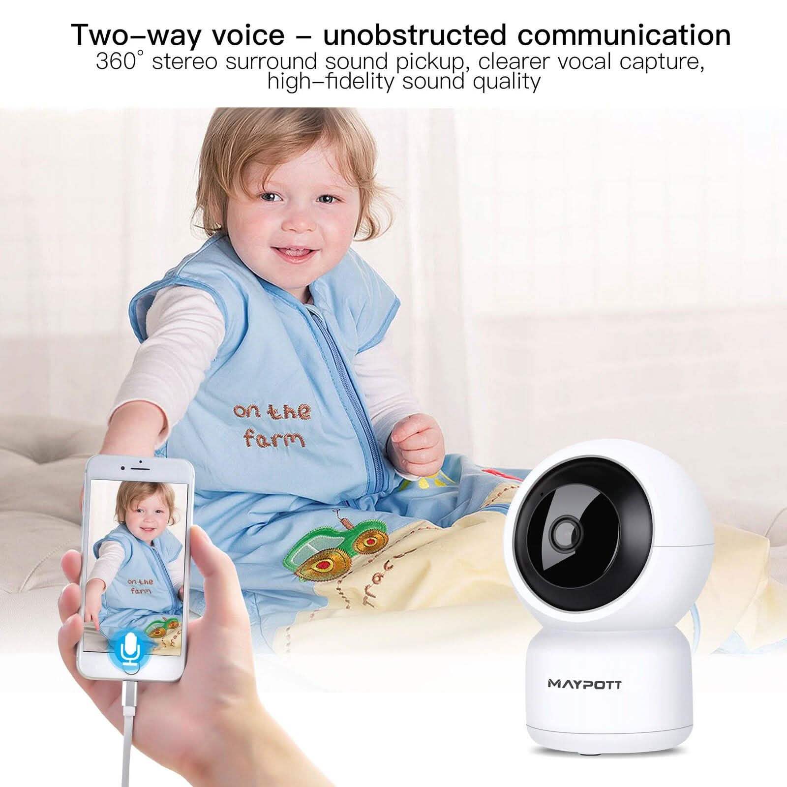 1080P HD Wireless Smart Spy Camera WiFi Security IR Night Vision Baby Monitor Baby - DailySale