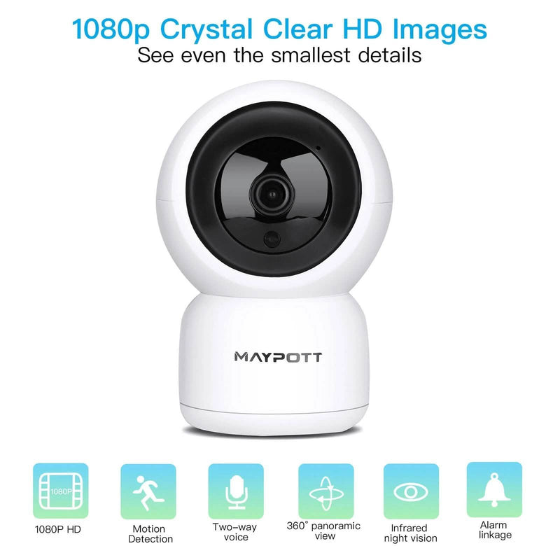 1080P HD Wireless Smart Spy Camera WiFi Security IR Night Vision Baby Monitor Baby - DailySale
