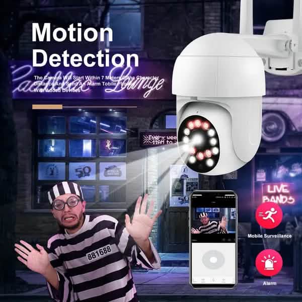 1080P Outdoor Full Color Night Vision Surveillance Camera Smart Home & Security - DailySale